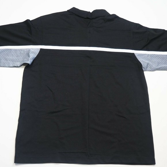 Nike Air Basketball on Court Coach Polo Black Mens Vintage - Picture 9 of 9